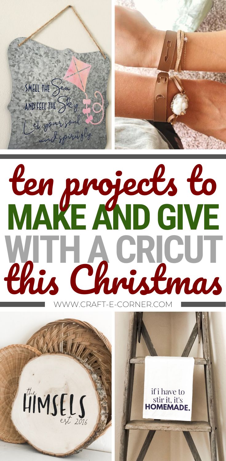 10 Cricut Christmas Gift Ideas to Make and Give