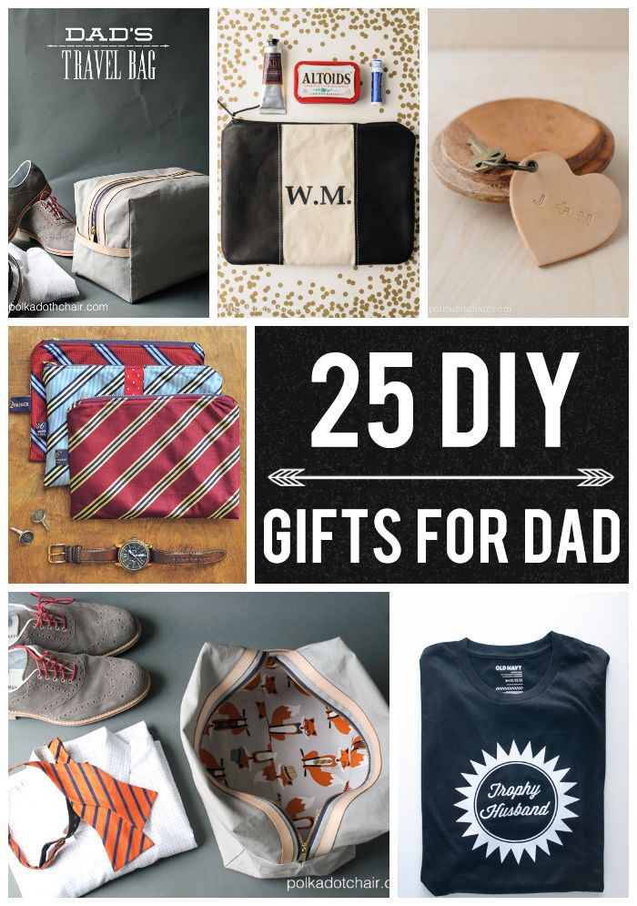 25 DIY Gifts for Dad Perfect for Father's Day | Polka Dot Chair | Diy