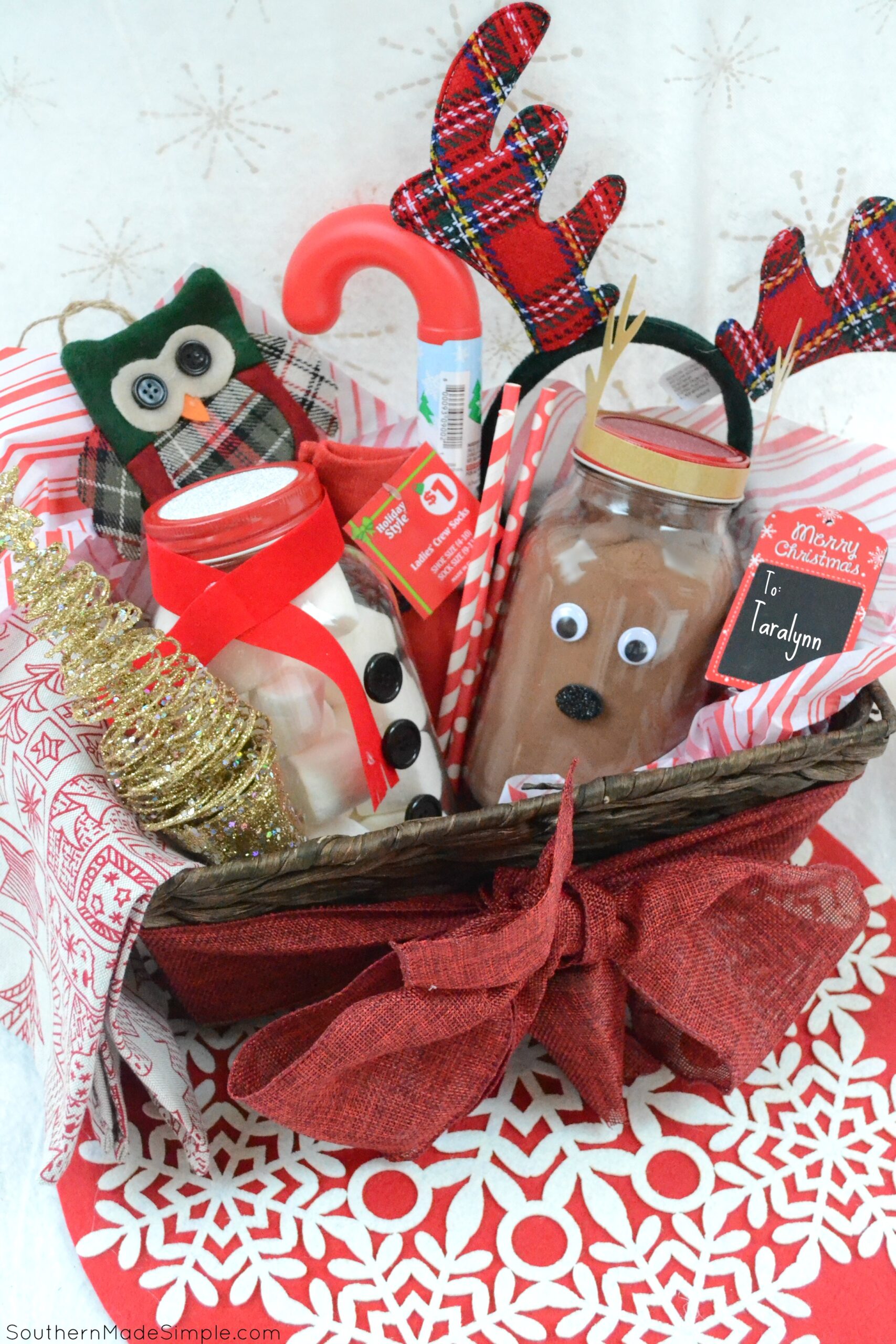 DIY Hot Cocoa Gift Basket