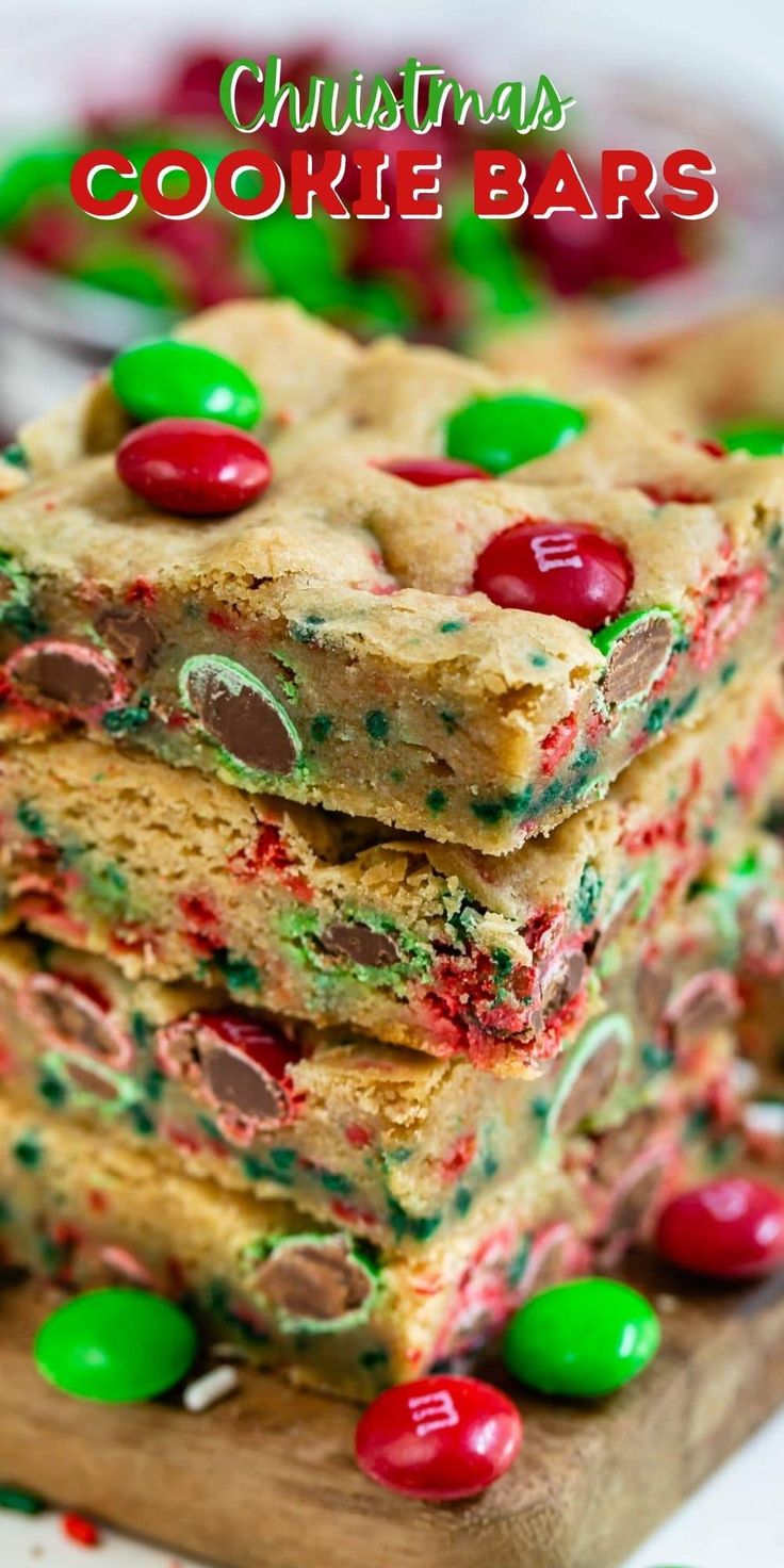 The BEST Christmas Cookie Bars - Crazy for Crust | Recipe | Christmas