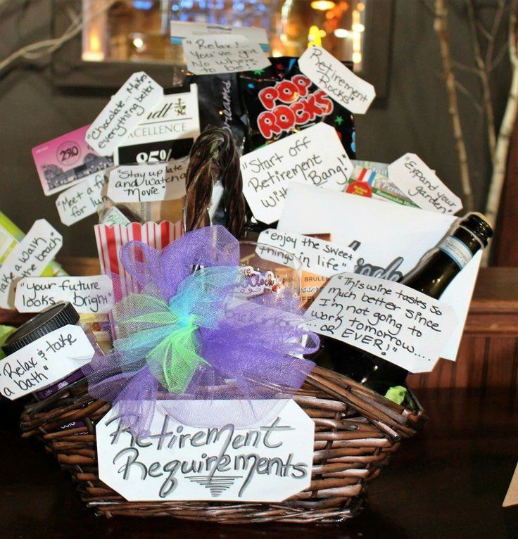 Retirement Gift Basket Ideas