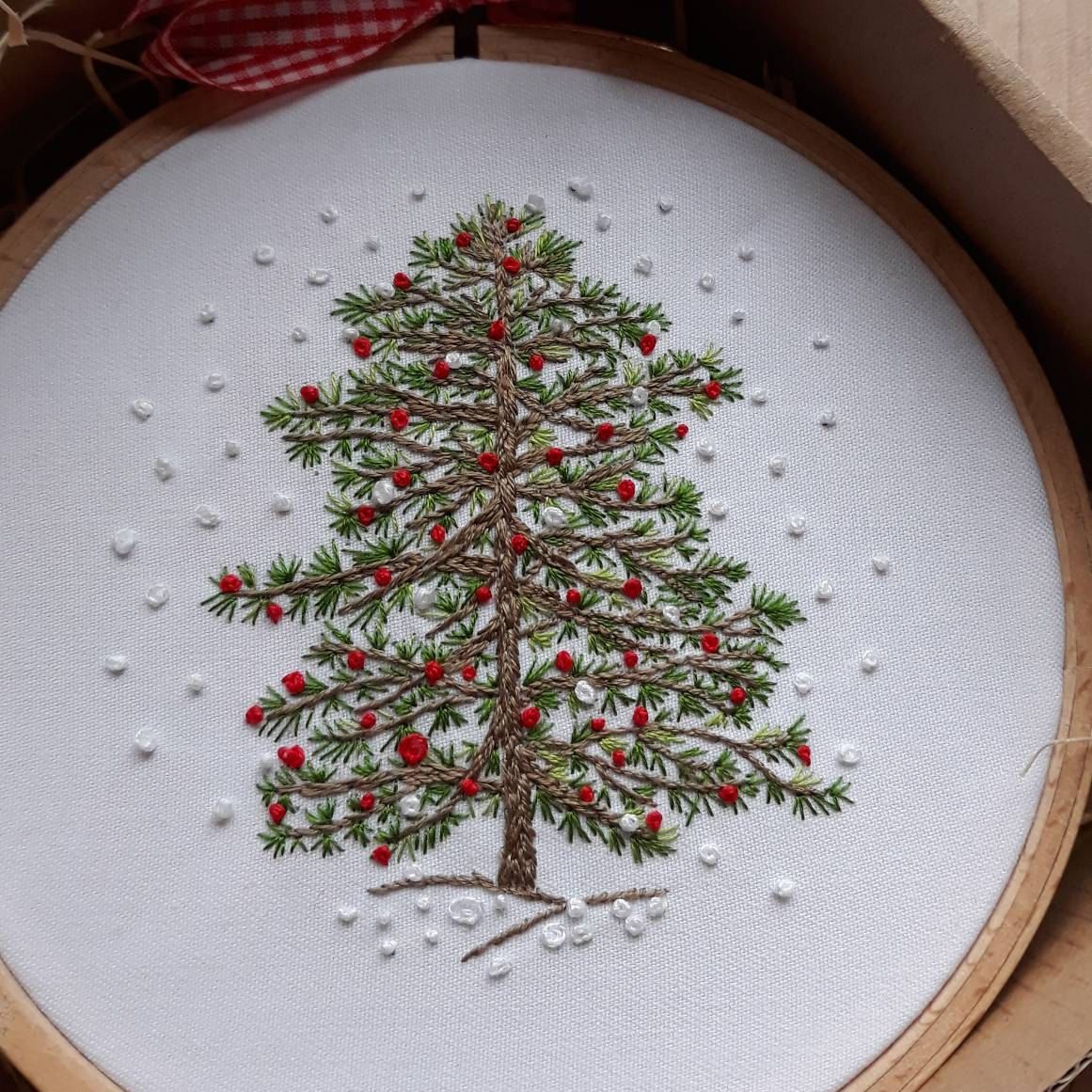 Christmas Tree Hand Embroidery Kit