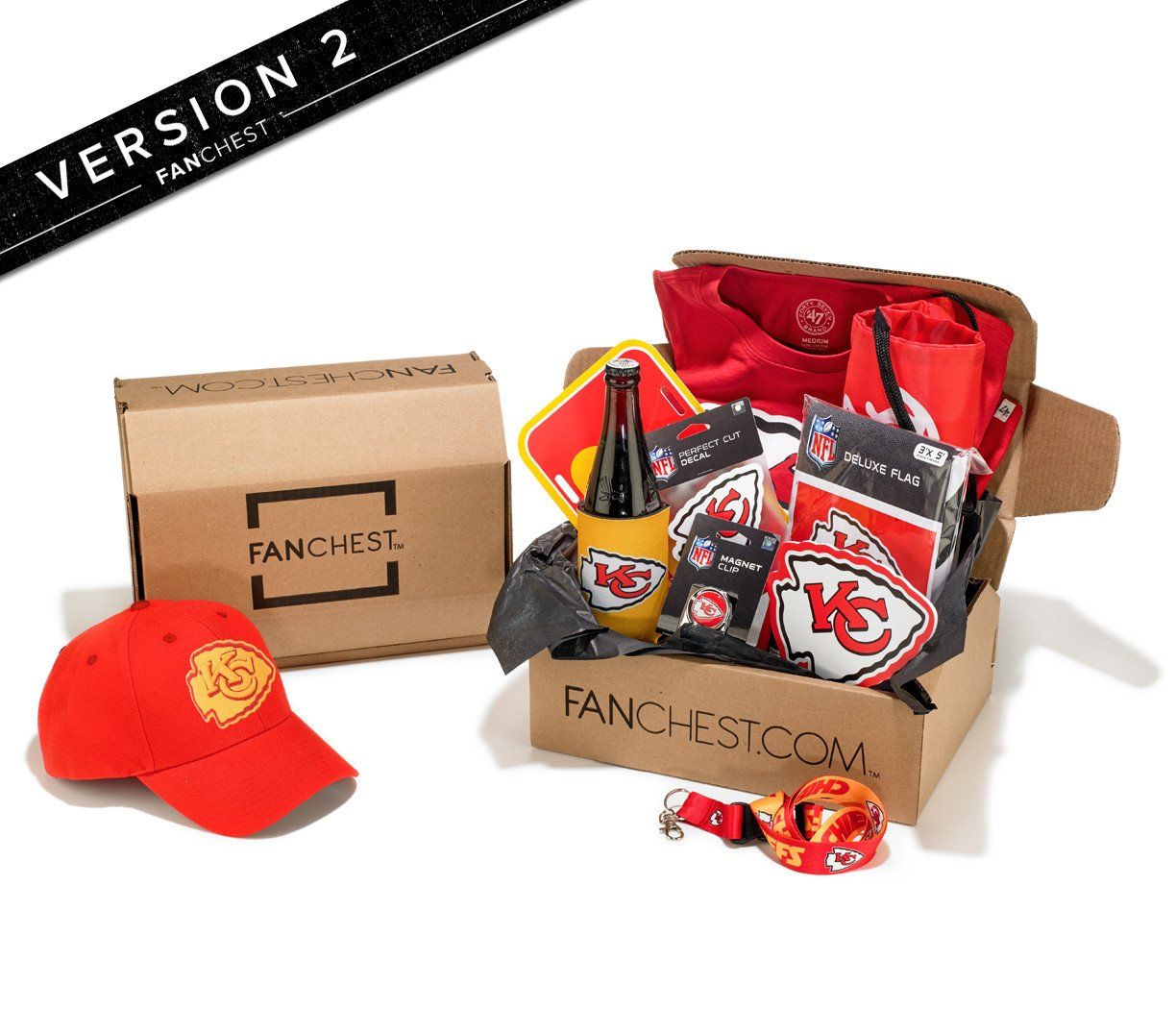 Kansas City Chiefs Gift Box | Chiefs Gear | Great Gift for Chiefs Fans