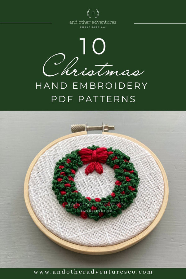 10 Christmas Hand Embroidery Designs