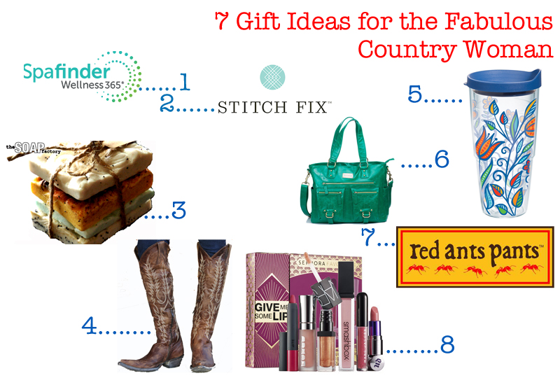 Christmas Gift Ideas for the Fabulous, Country Woman - Messy Kennedy