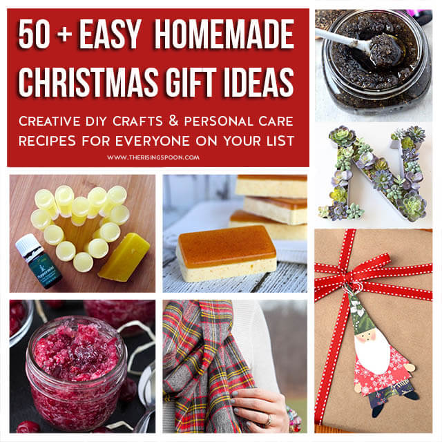 50+ Easy Homemade Christmas Gifts