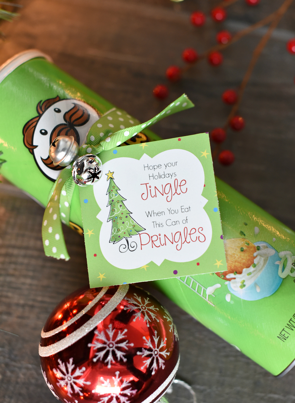 Funny Christmas Gift Idea with Pringles