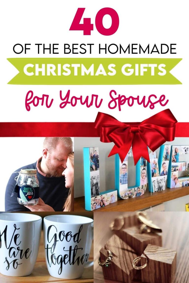 40 Best Homemade Christmas Gifts for Spouse