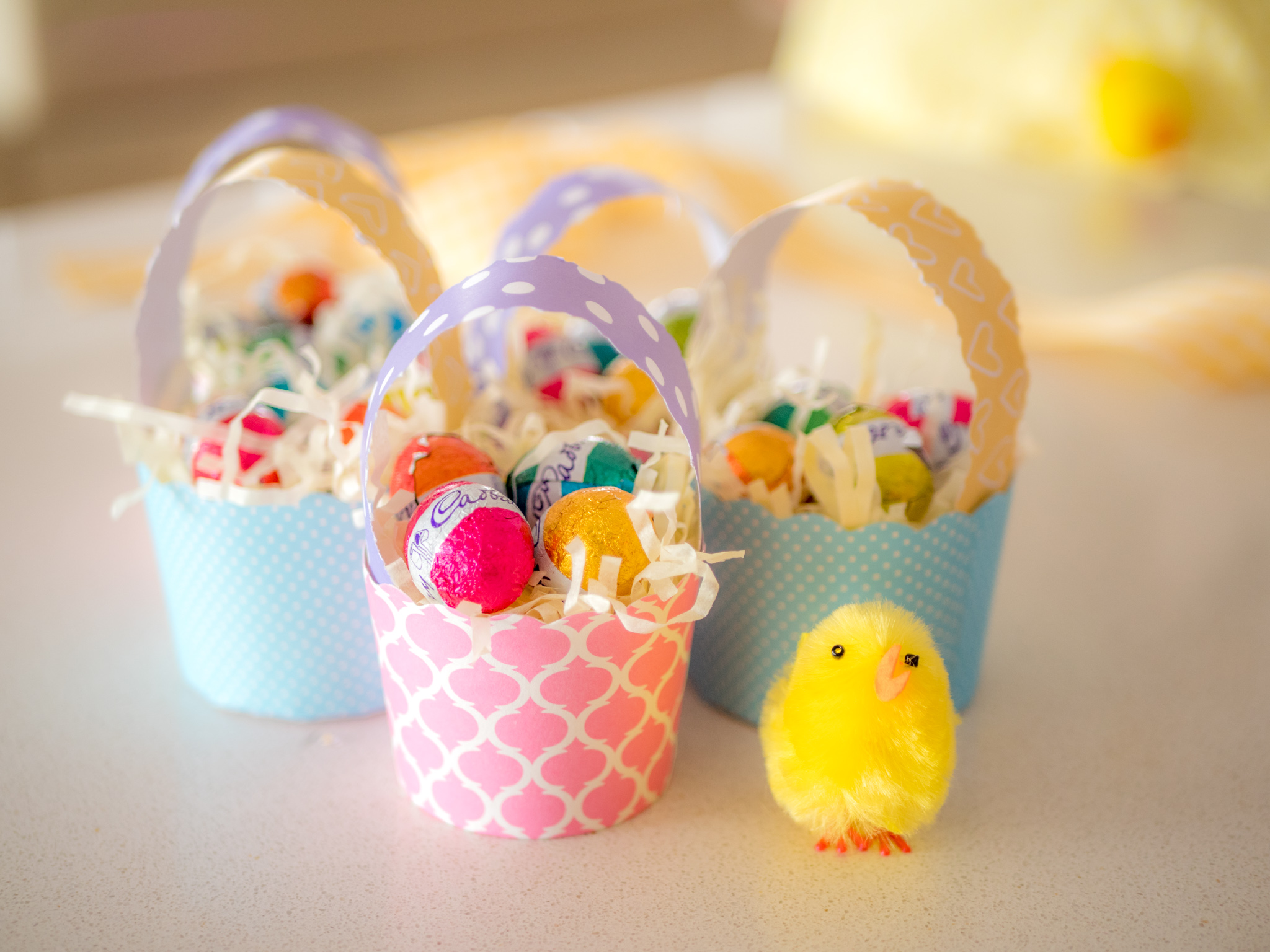 Adorable Mini Easter Egg Baskets