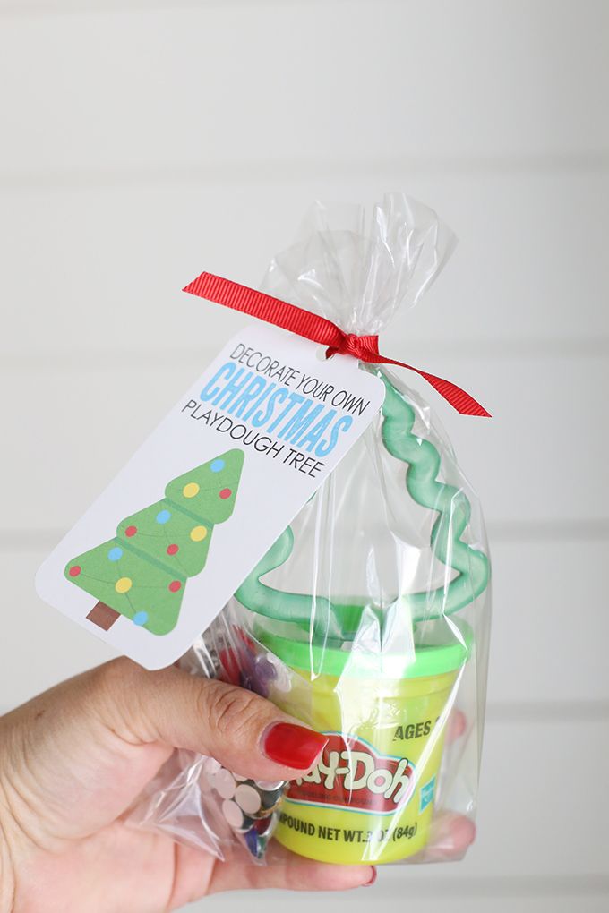 Playdough Christmas Tree Gift