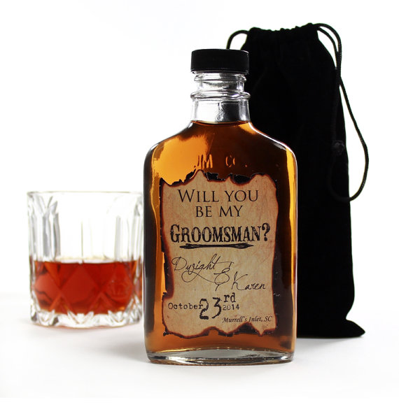 Personalized Flasks for Groomsmen