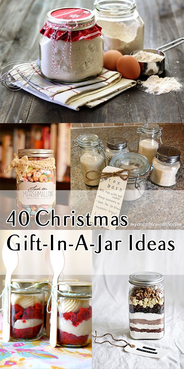 40 Christmas Gift-In-A-Jar Ideas | Homemade food gifts, Mason jar gifts