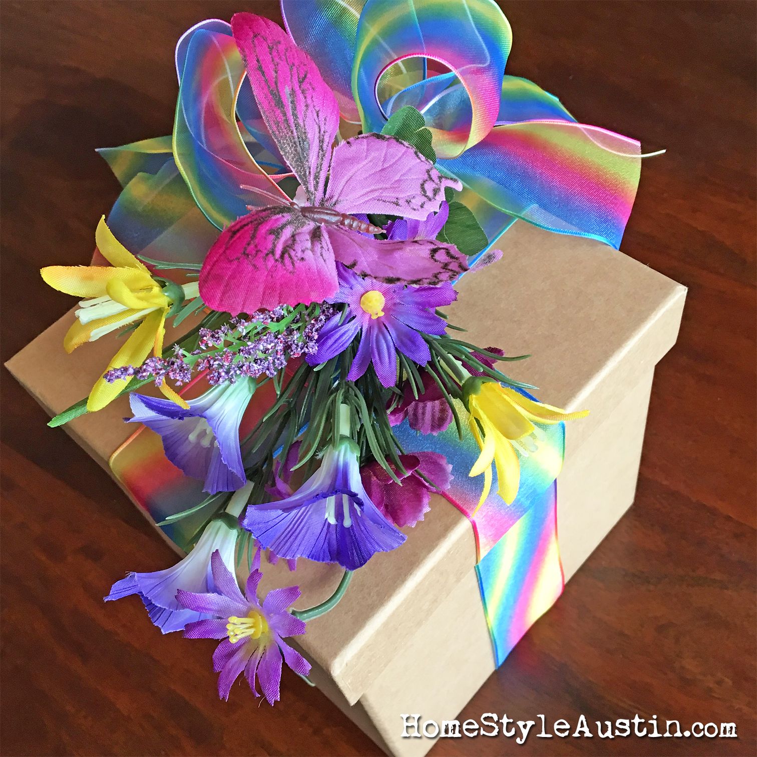 DIY Butterfly Gift Box