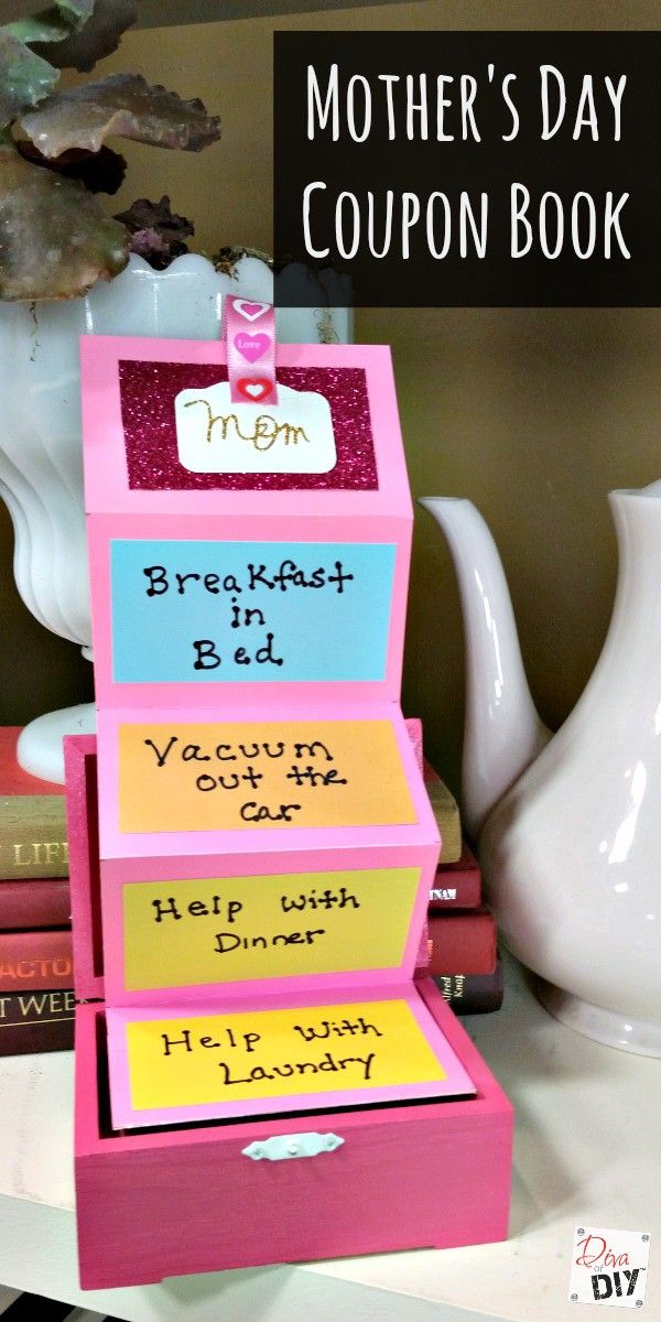 How to Create an Easy Unique Mother's Day Coupon Book | Homemade