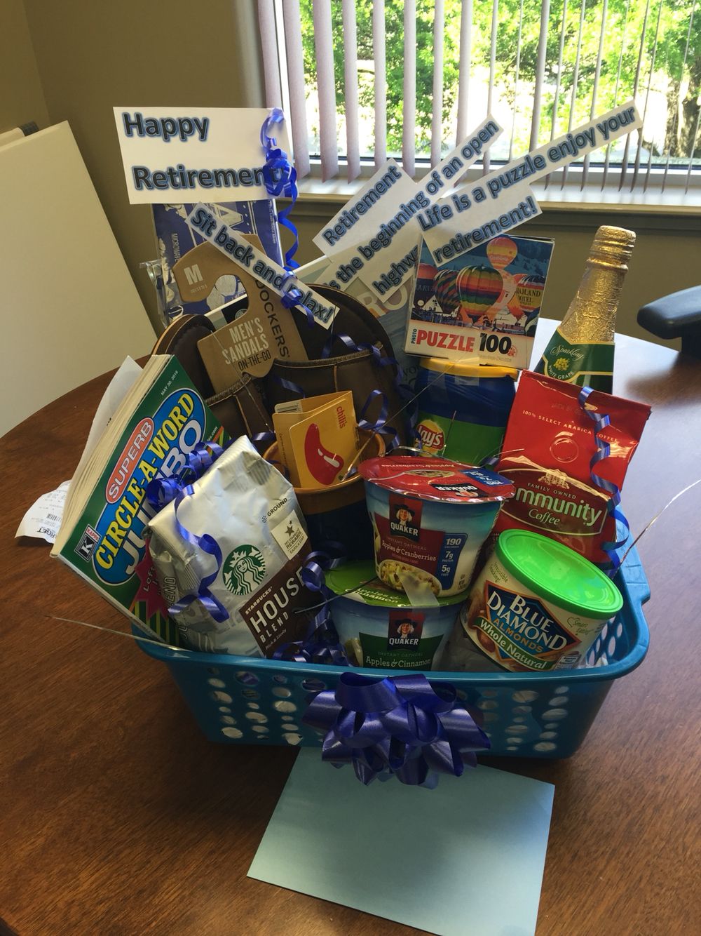 Retirement Basket for Co-worker