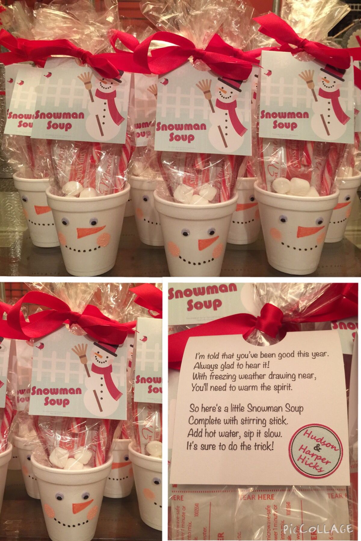 DIY Snowman Hot Chocolate Kits