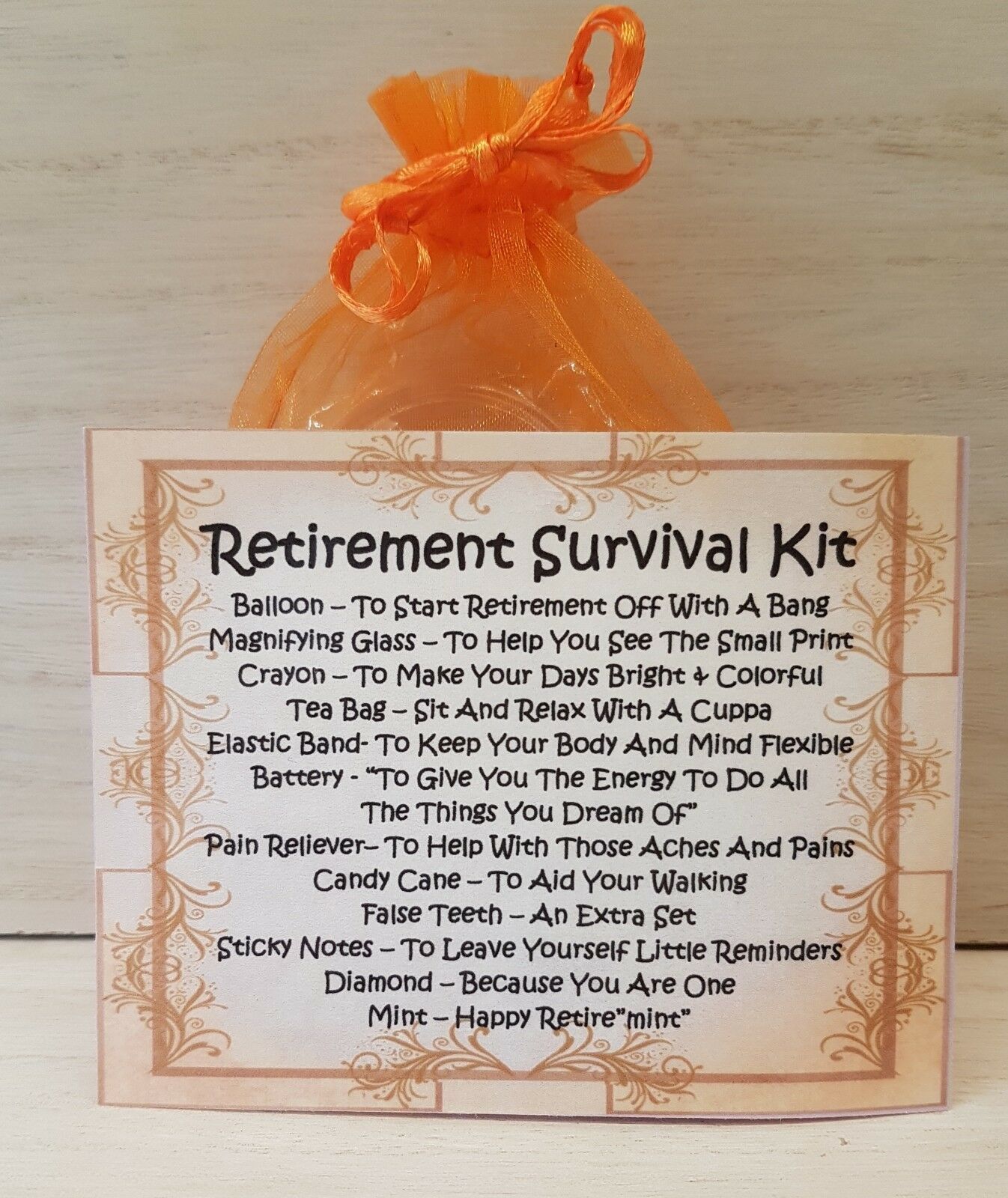 Unique Fun Novelty Retirement Gift