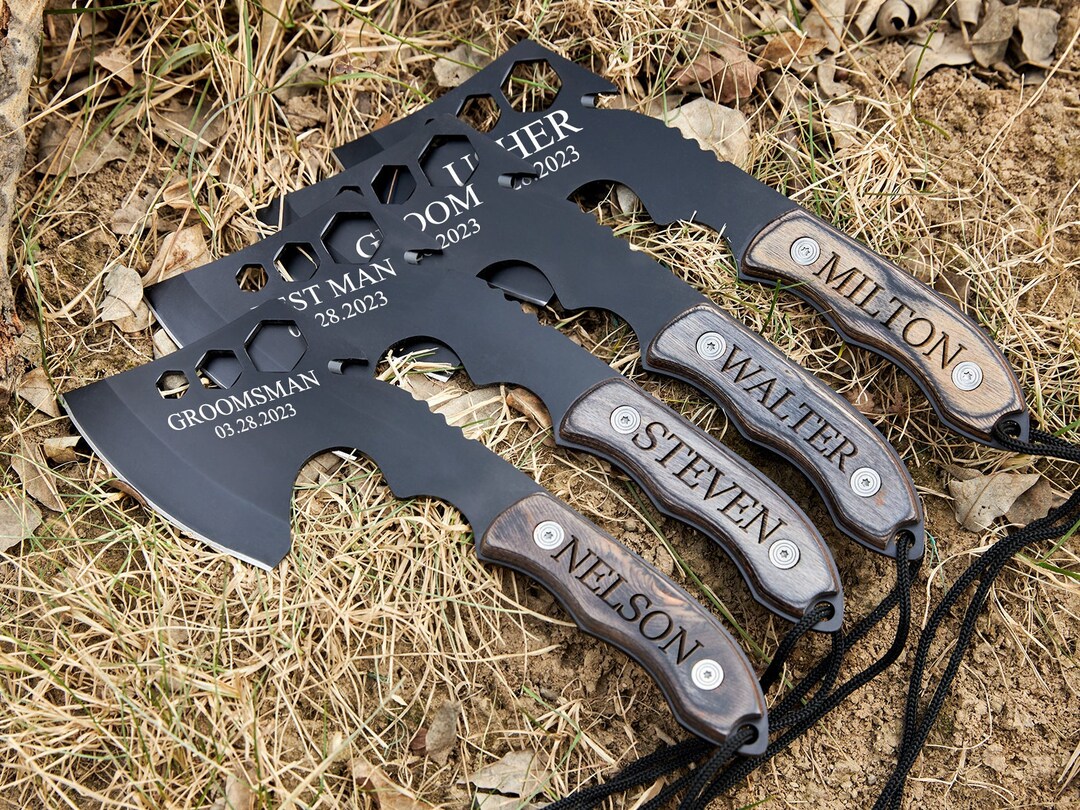 Custom Groomsman Throwing Axe,personalized Throwing Axe,engraved