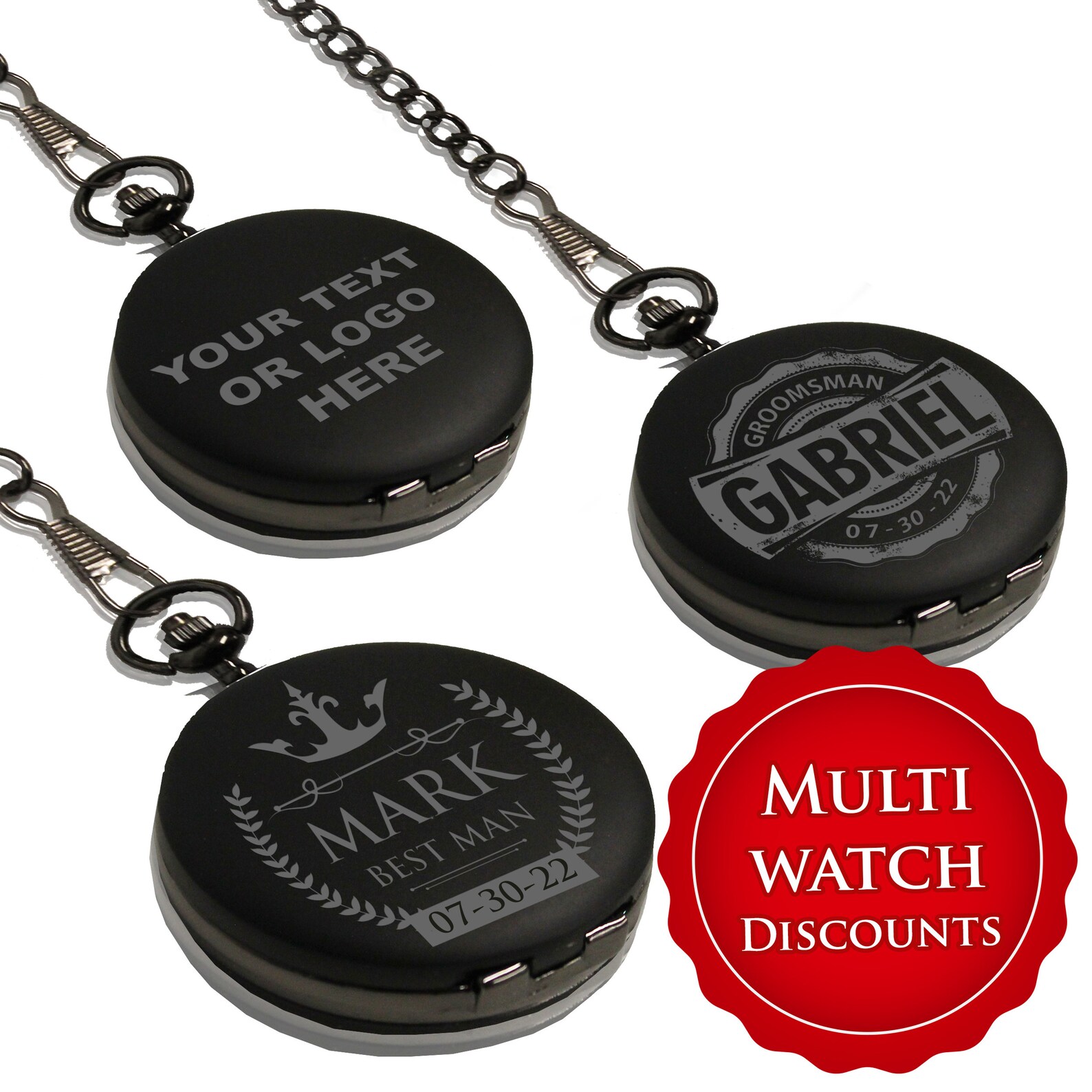 Custom photo pocket watch