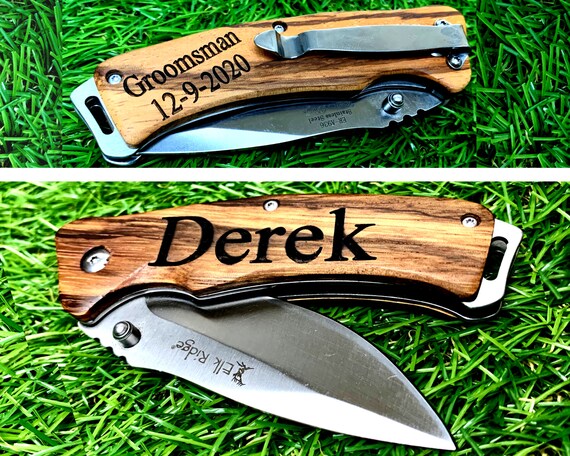 Knife for Groomsman Groomsmen Gift Personalized Knife | Etsy