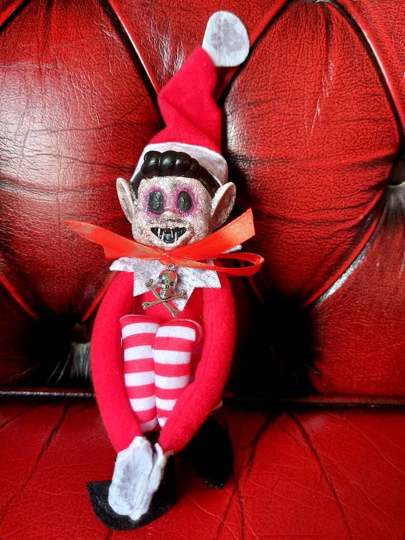 Creepy Elf Doll Horror Decor